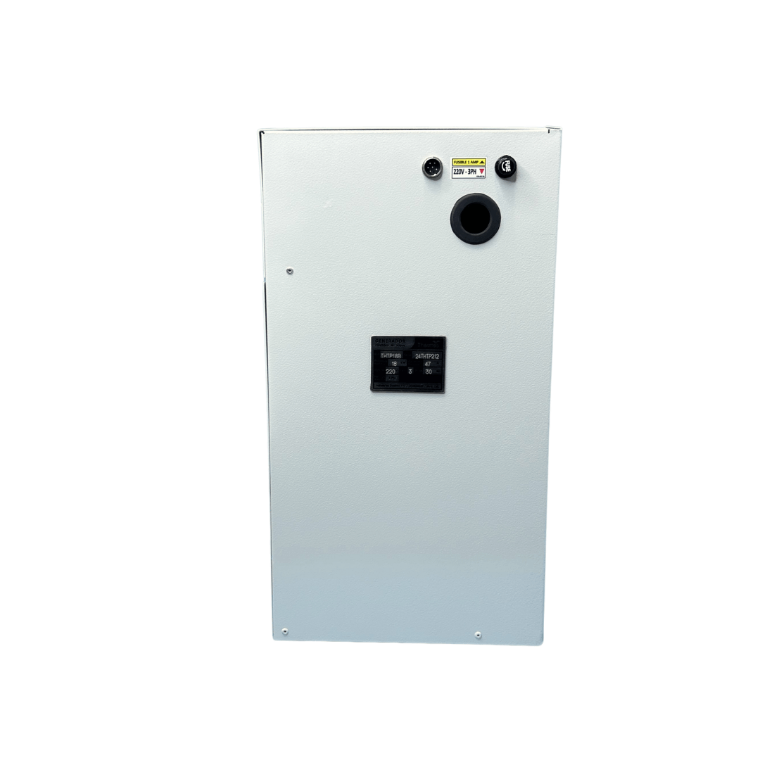Equipo para baño turco 7.5 kW, 220V, 2PH, con control digital, drenaje automático y boquilla de salida de vapor - Thermes.