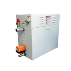 Generador de vapor para baño turco de 6 kW, 220V, 2PH, con control digital y boquilla de salida de vapor. Marca Thermes.