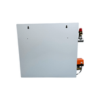 Generador de vapor para baño turco de 6 kW, 220V, 2PH, con control digital y boquilla de salida de vapor. Marca Thermes.