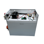 Generador de vapor para baño turco de 6 kW, 220V, 2PH, con control digital y boquilla de salida de vapor. Marca Thermes.