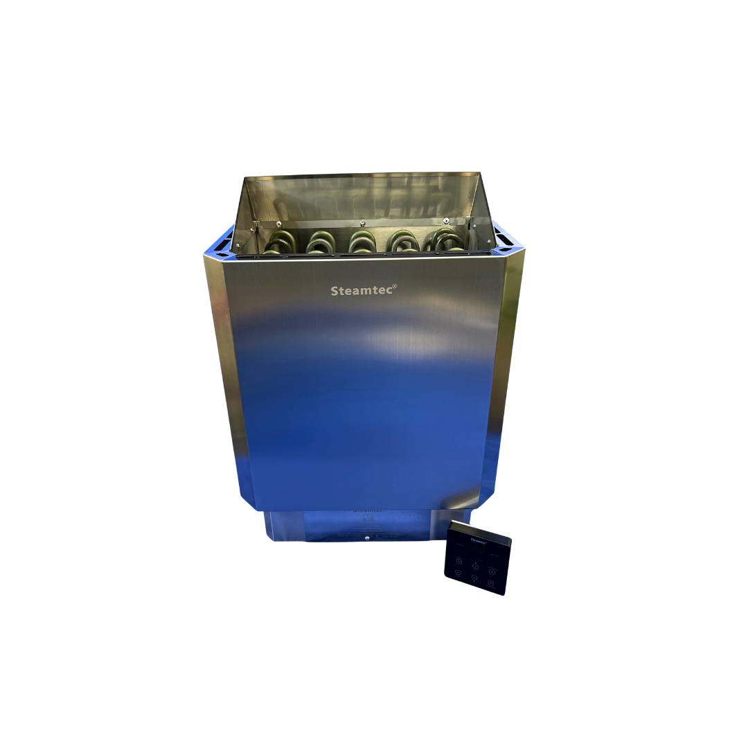Equipo para Baño Sauna 5.5kW 220V 2 Fases con Control Incorporado – Steamtec Imagen principal del producto