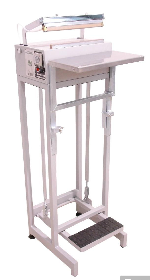 Selladora de impulso electrónico de pedal, 2 mm x 25,4 cm, horizontal, color beige, marca THOR. Imagen principal del producto